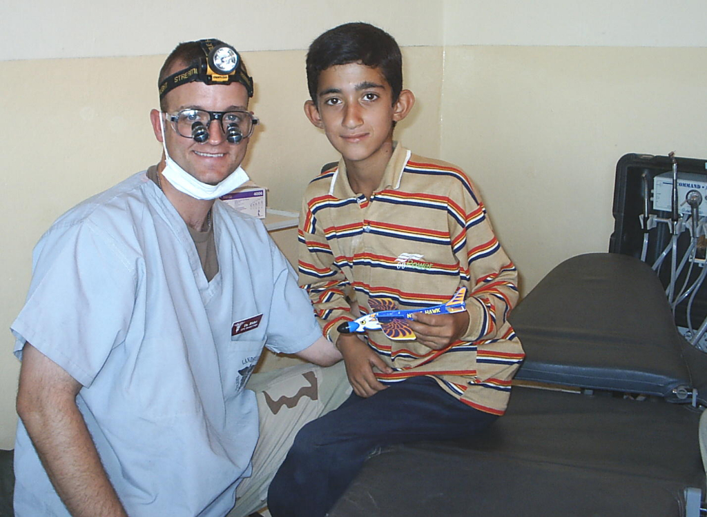 One of 300 children treated in Balad